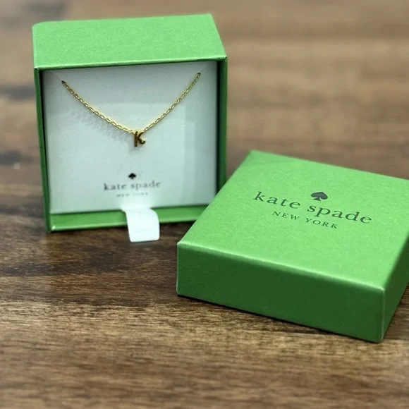 Kate Spade Gold 'K' Pendant Necklace - Picture 1 of 3